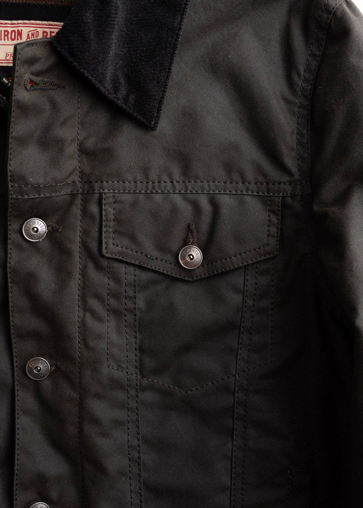 12oz Halley Stevensons Waxed Canvas Coat / The Scout by Iron & Resin