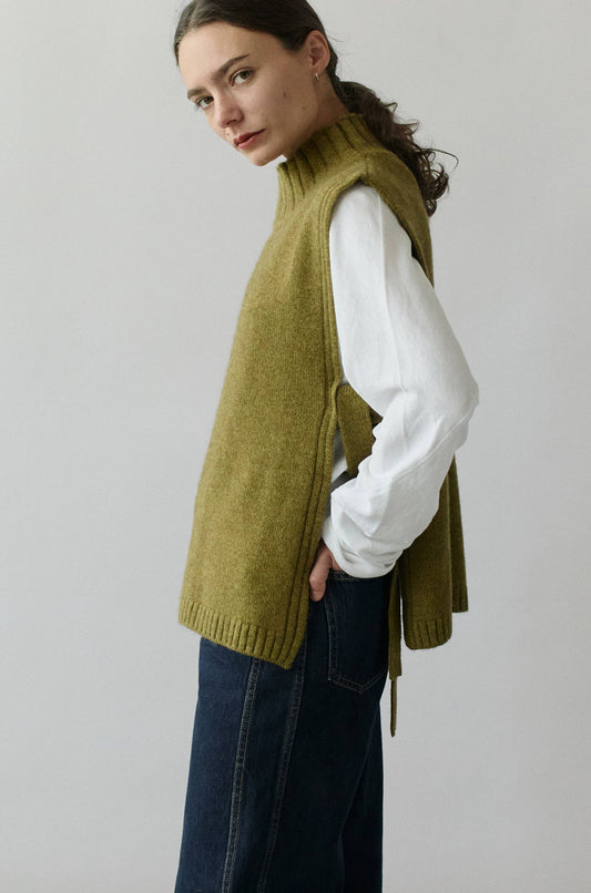 Tie Side Sweater Vest