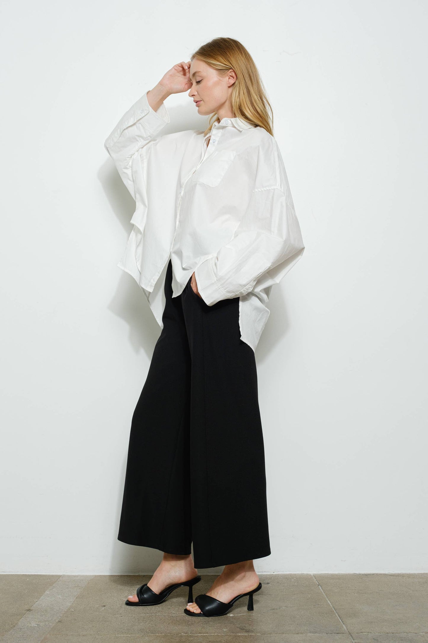 BLOIDY Dolman Sleeve Button Shirt