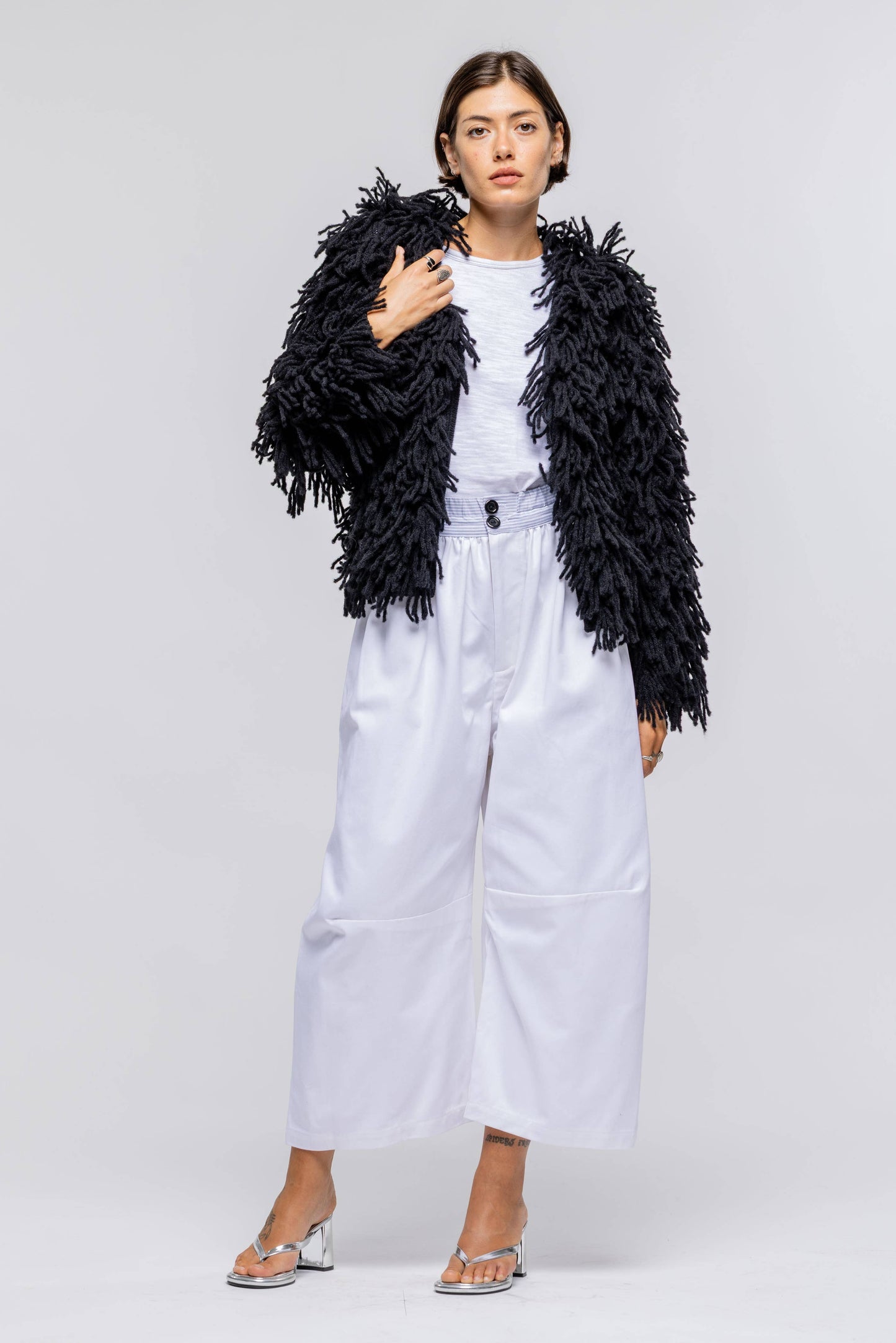 Noodle Fringe Cardigan