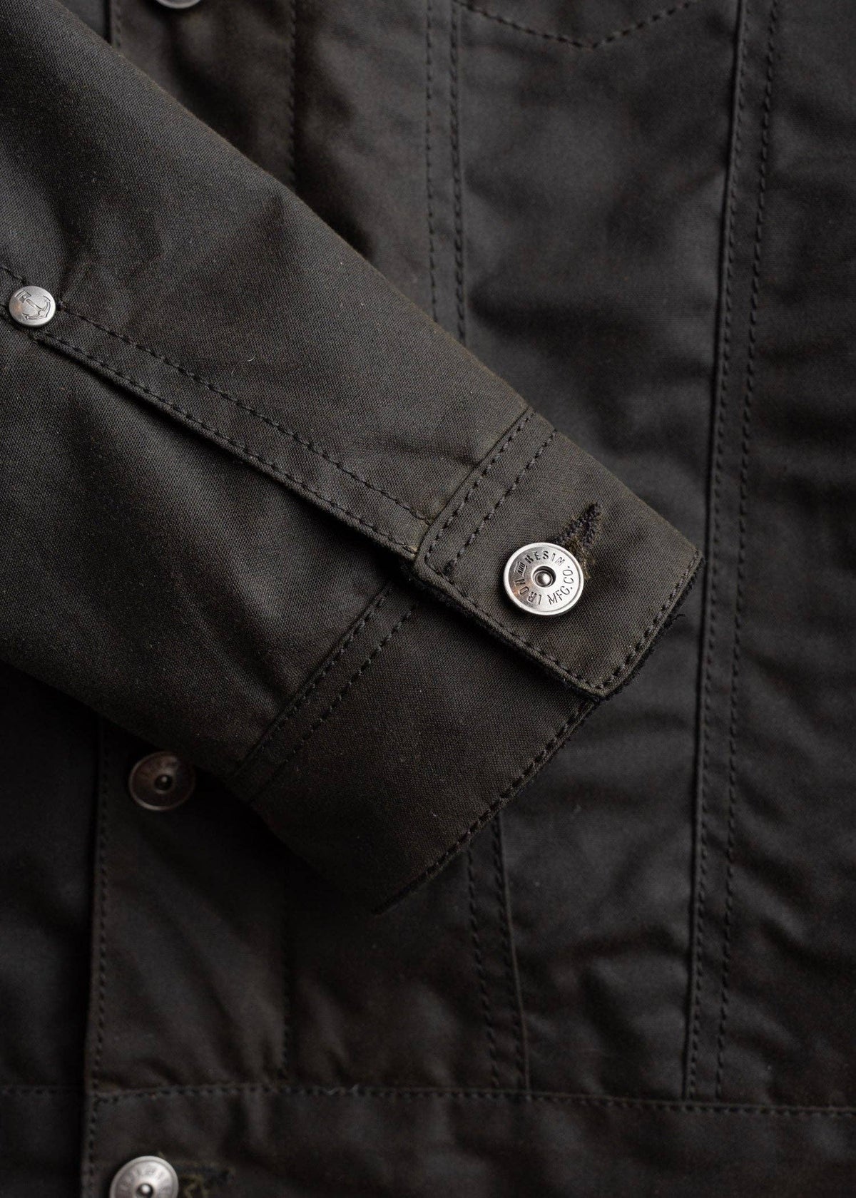 12oz Halley Stevensons Waxed Canvas Coat / The Scout by Iron & Resin