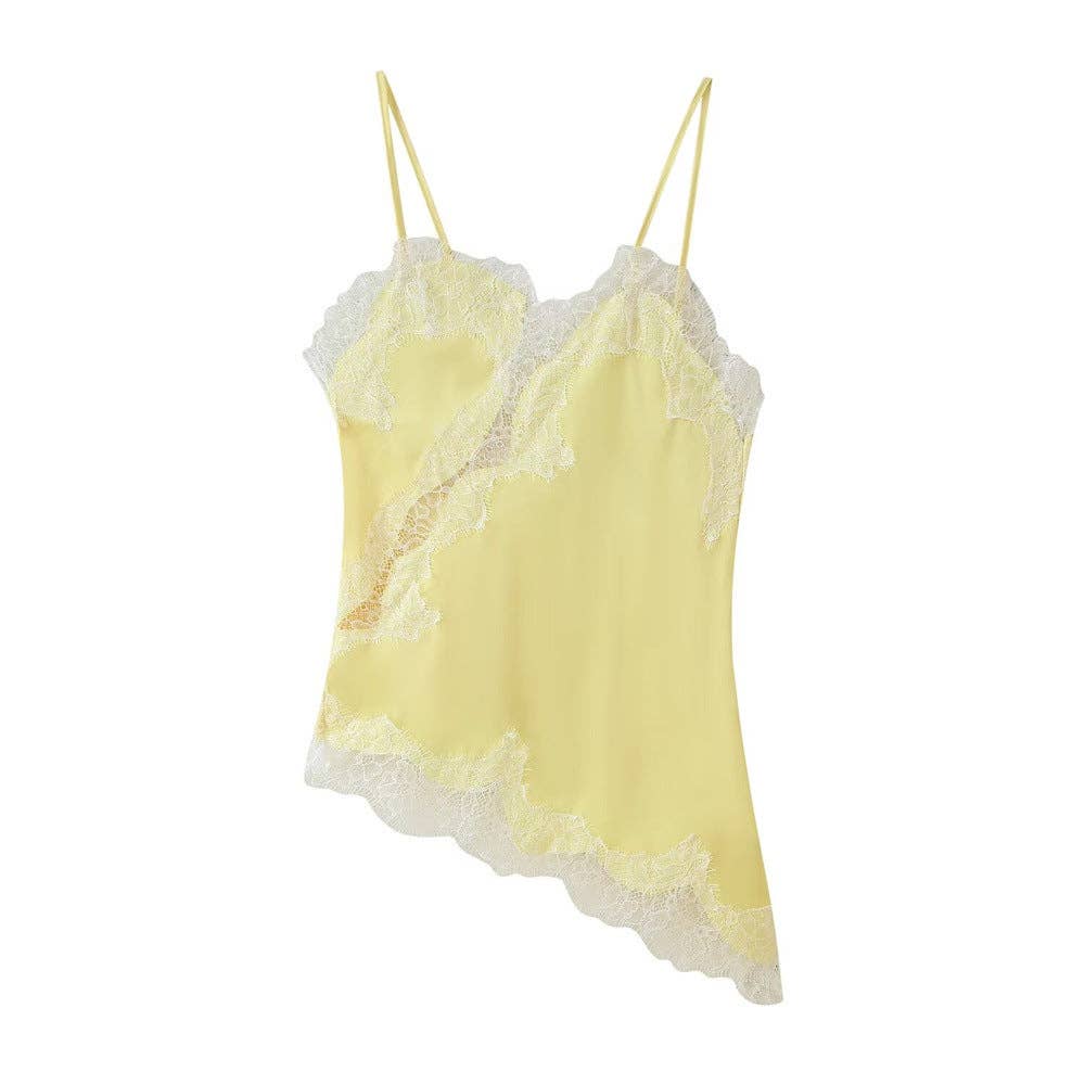 Lace Trim Camisole Top Women Multiple Colors N5A411