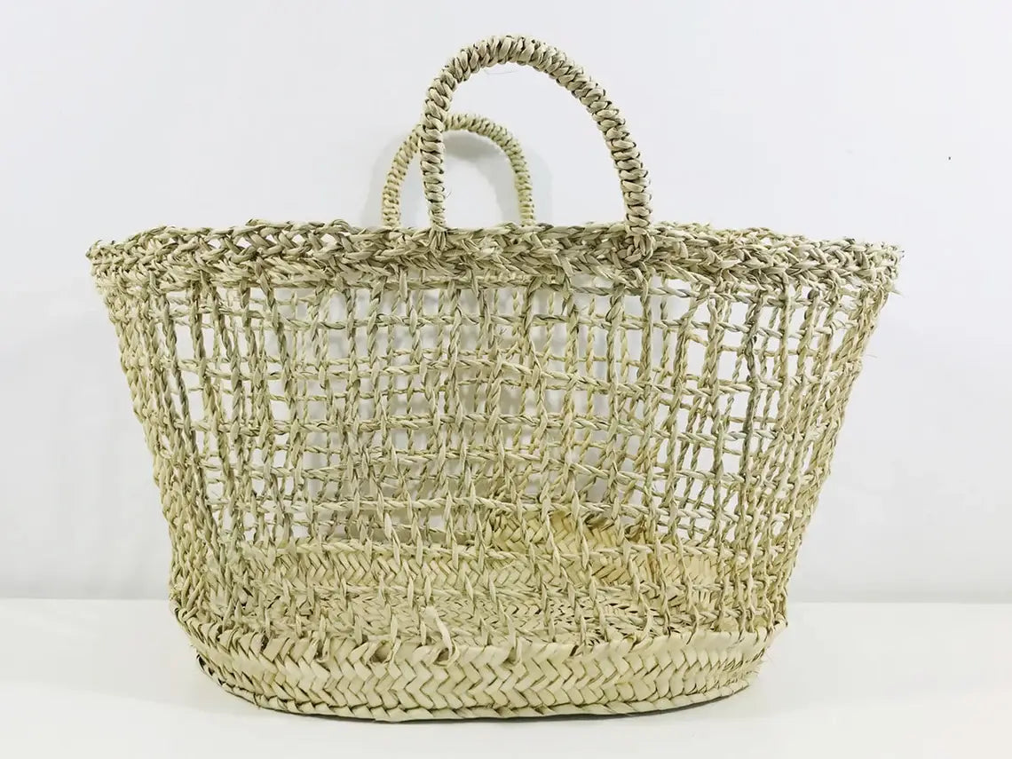 Flowers Straw Bag, Shopping Basket, Beach Bag, Boho Bag