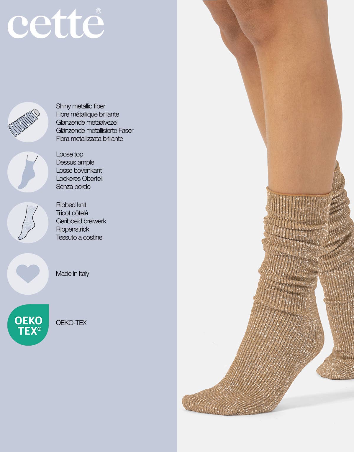 Ribbed Socks, Shiny Socks for Women, Dresses for Women