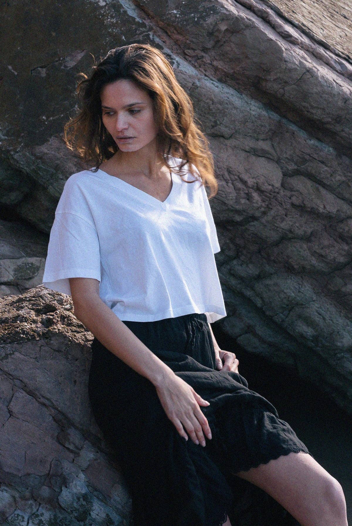Deep V Tee