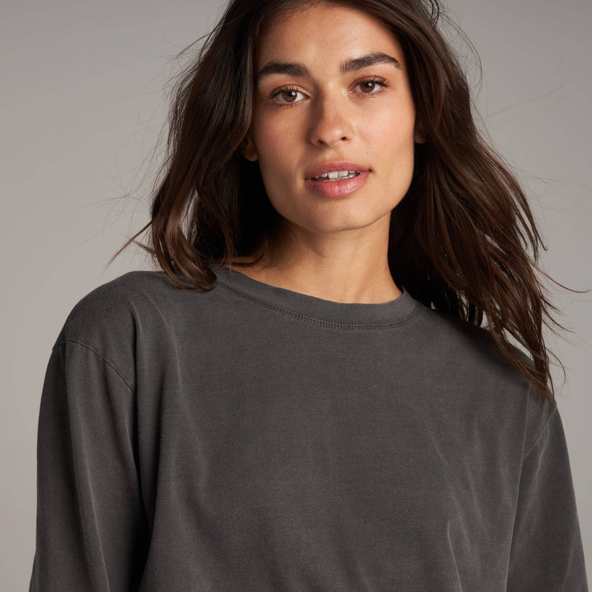 Reagan Long Sleeve Boyfriend Tee
