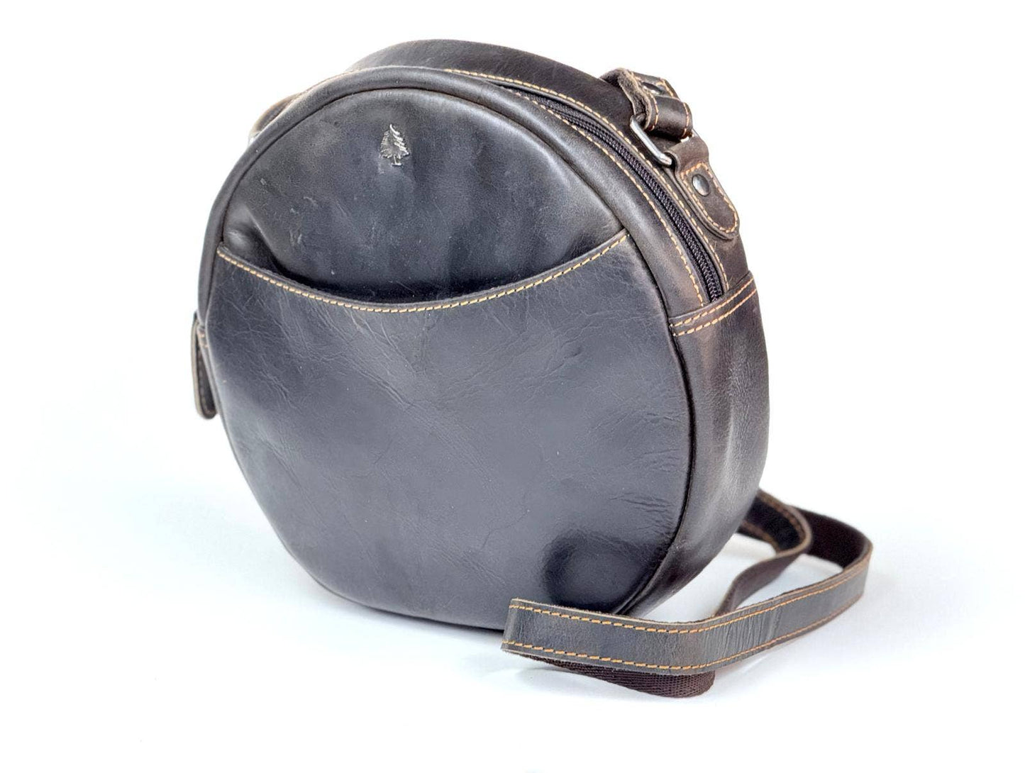Leather Shoulder Bag - Sandy