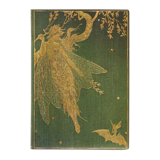 Paperblanks | Olive Fairy | Lang's Fairy Books | Softcover Flexi | Midi | Unlined | Elastic Band Closure | 176 Pg | 100 GSM