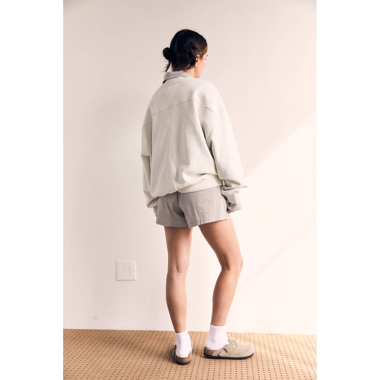 Oversized French Terry Boxy Sweatshirt