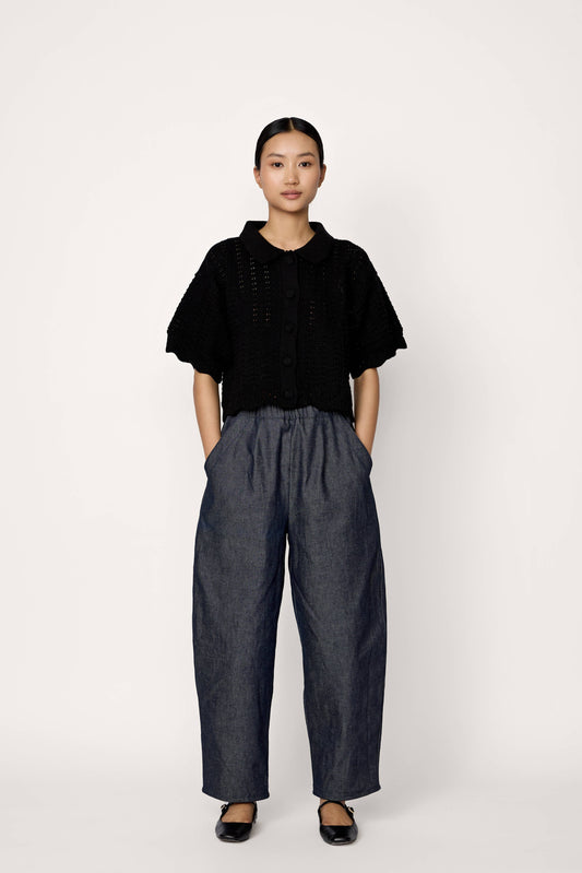 Barrel Leg Denim - Indigo