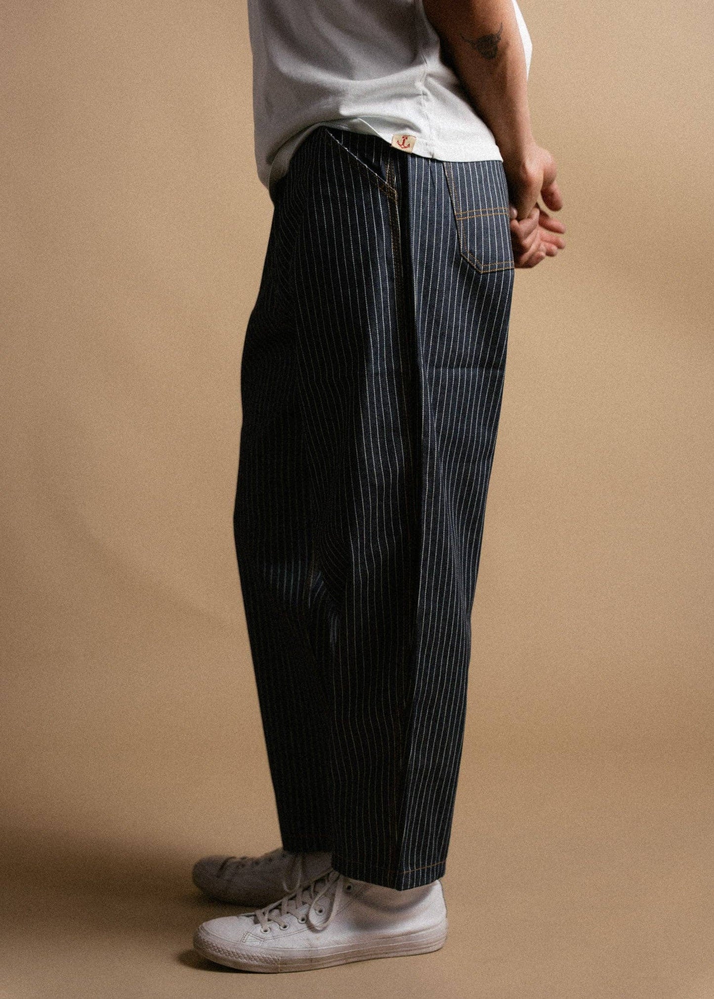 Trapper Striped Denim Pant