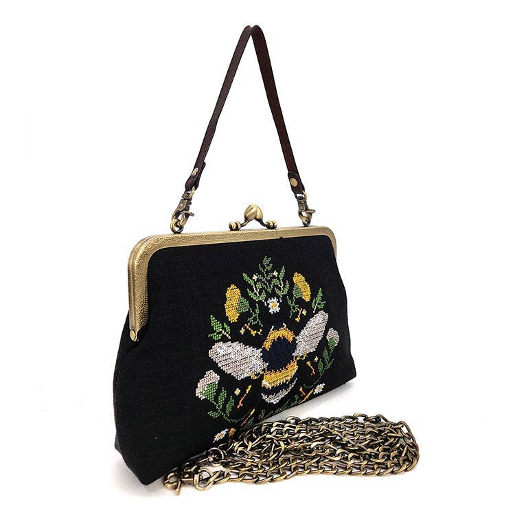 Bee Vintage Kisslock Bag