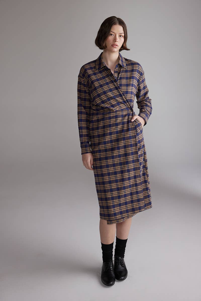 Plaid Shirt Dress