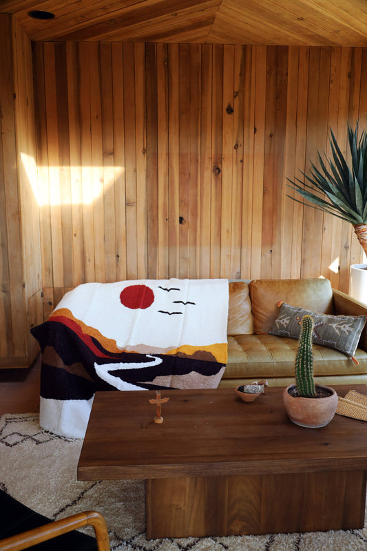 The River’s Way // Handwoven Blanket