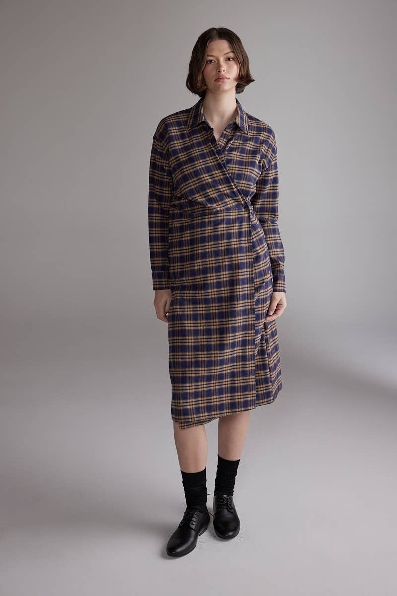 Plaid Shirt Dress