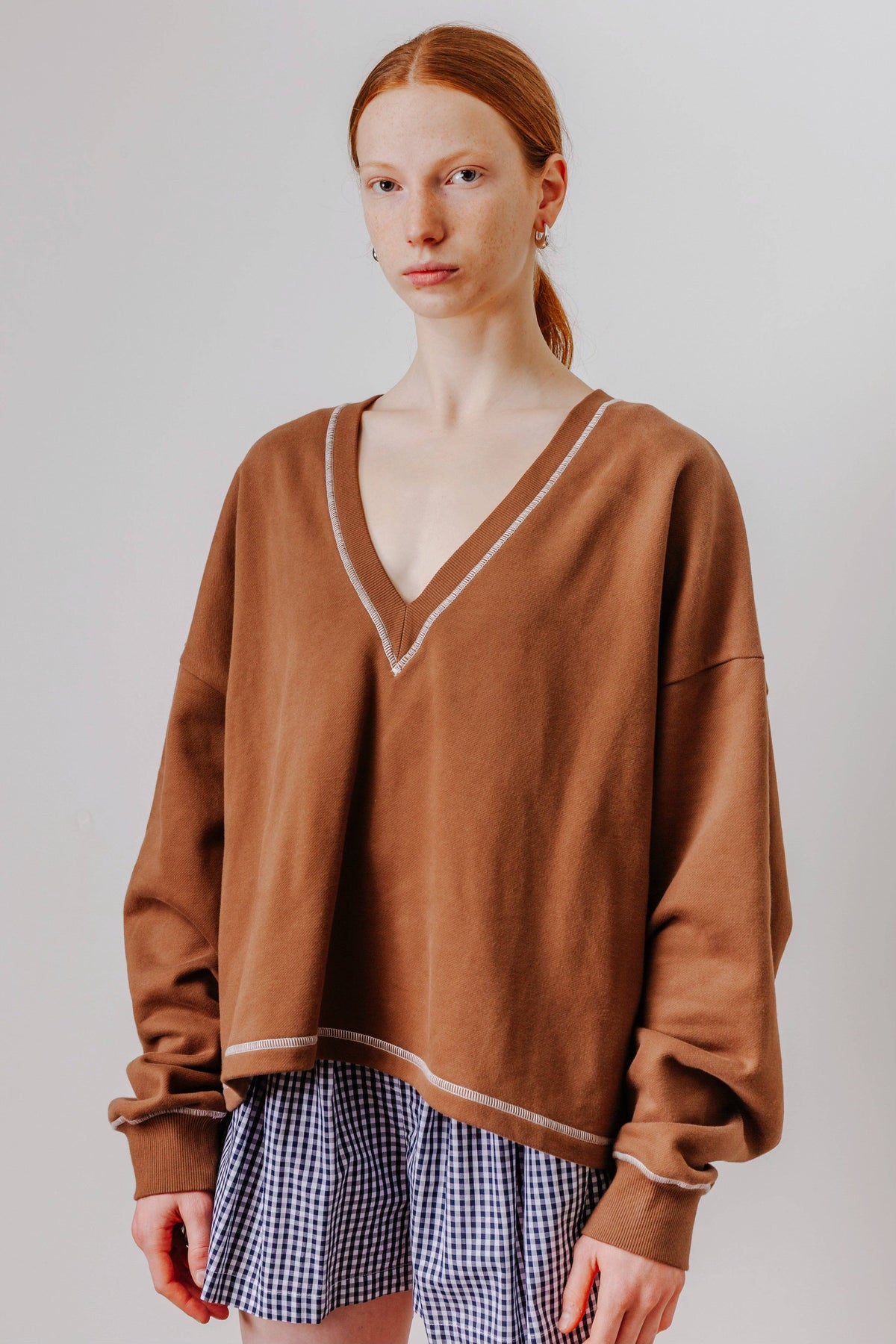 Simone Sweatshirt in Clay