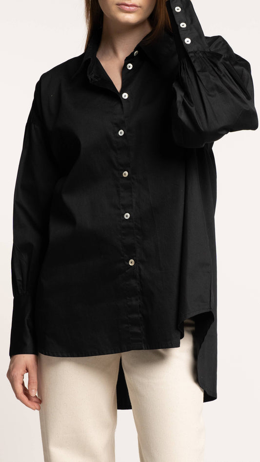 Button Down Shirt, Museo / Black