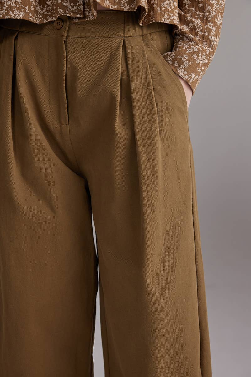Pleated Volume Pants