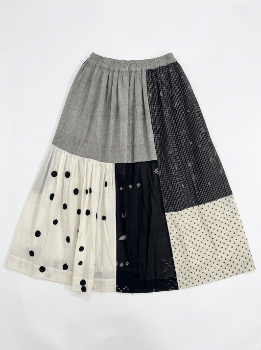 Oxford Patchwork Skirt
