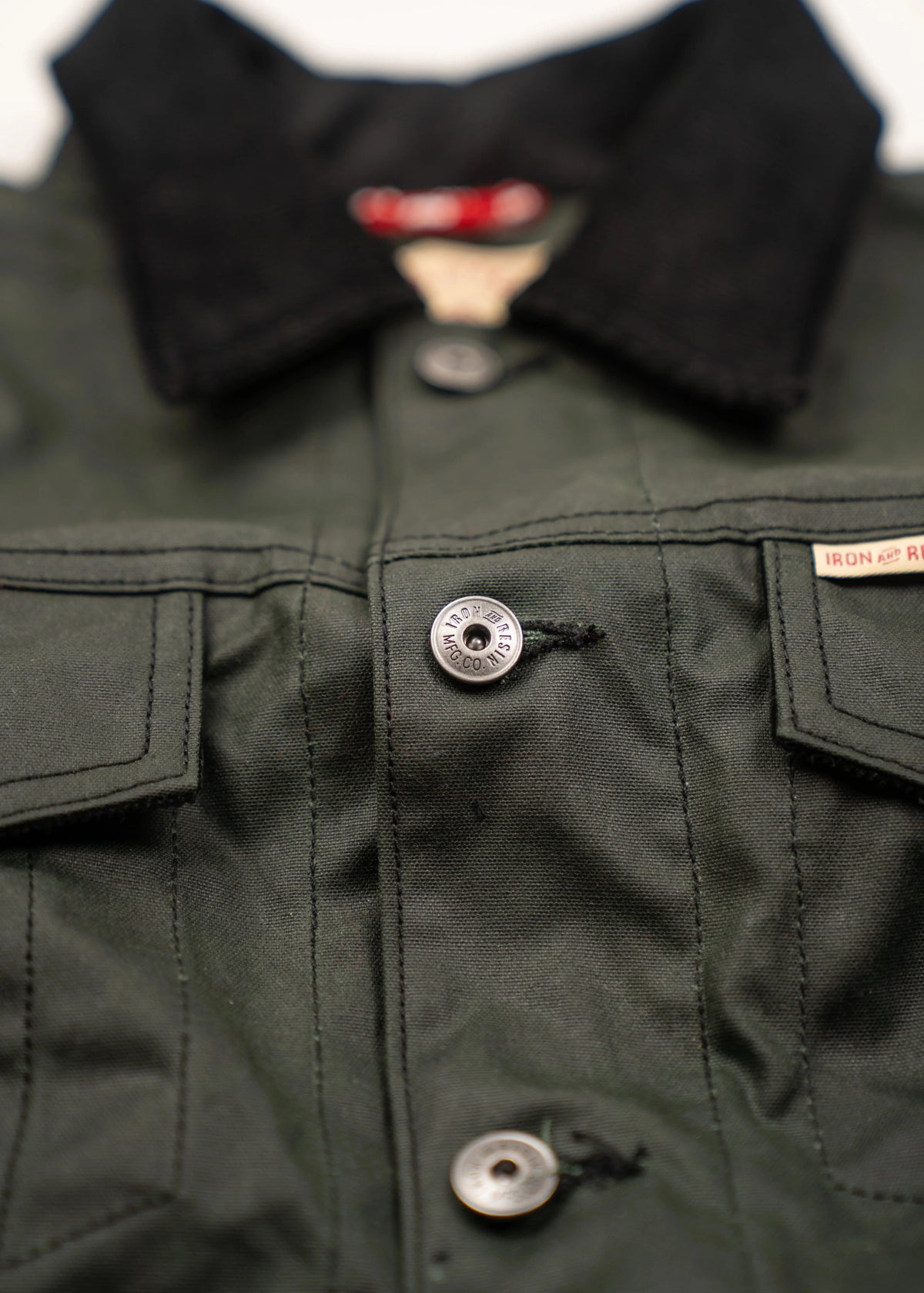 12oz Halley Stevensons Waxed Canvas Coat / The Scout by Iron & Resin