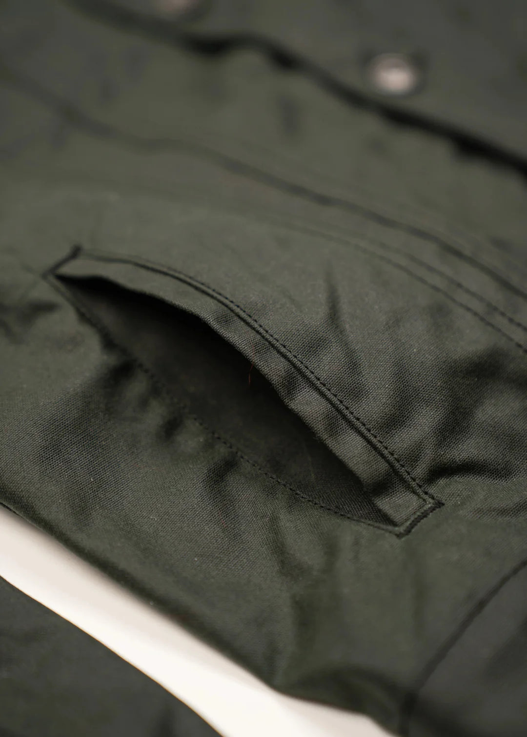 12oz Halley Stevensons Waxed Canvas Coat / The Scout by Iron & Resin