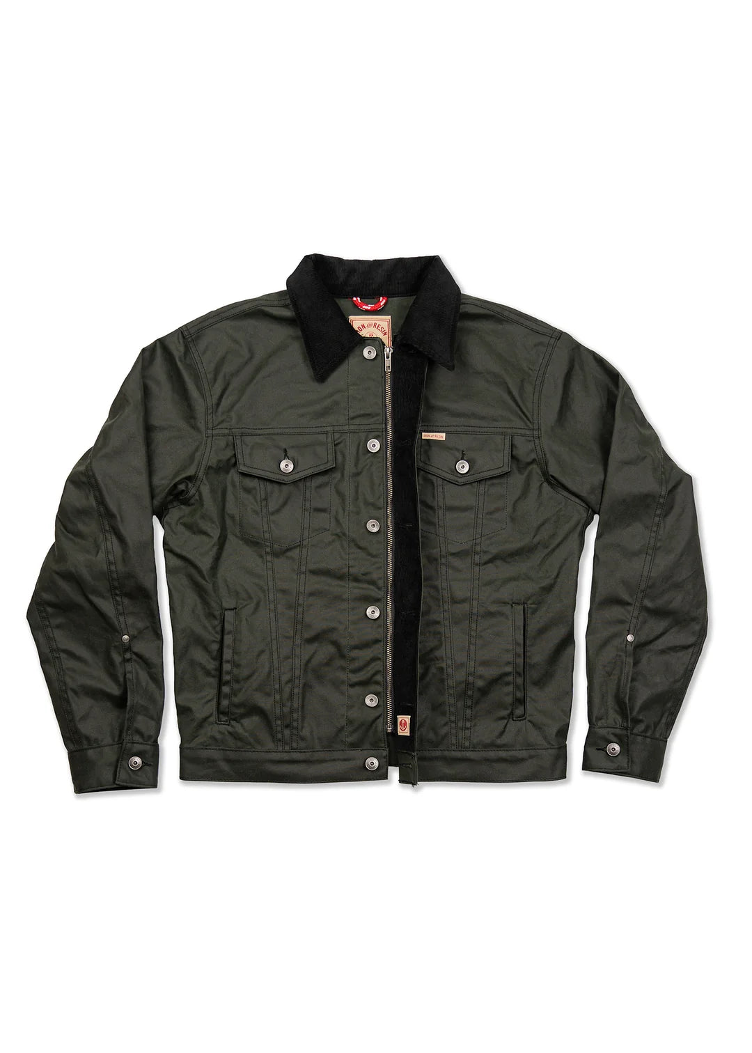 12oz Halley Stevensons Waxed Canvas Coat / The Scout by Iron & Resin