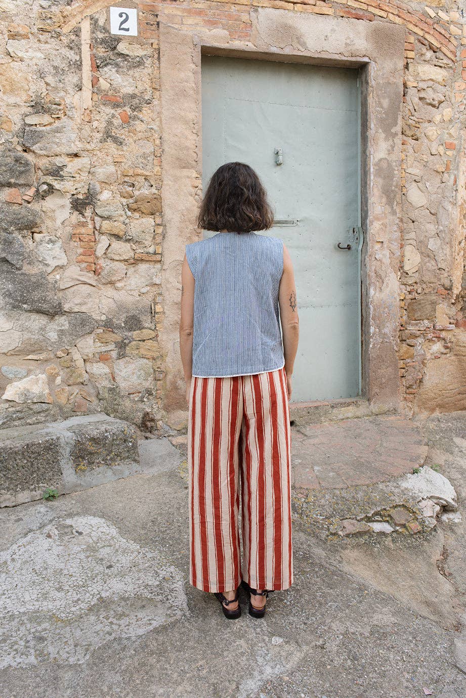 Zebra Stroll Pants – Red Stripes