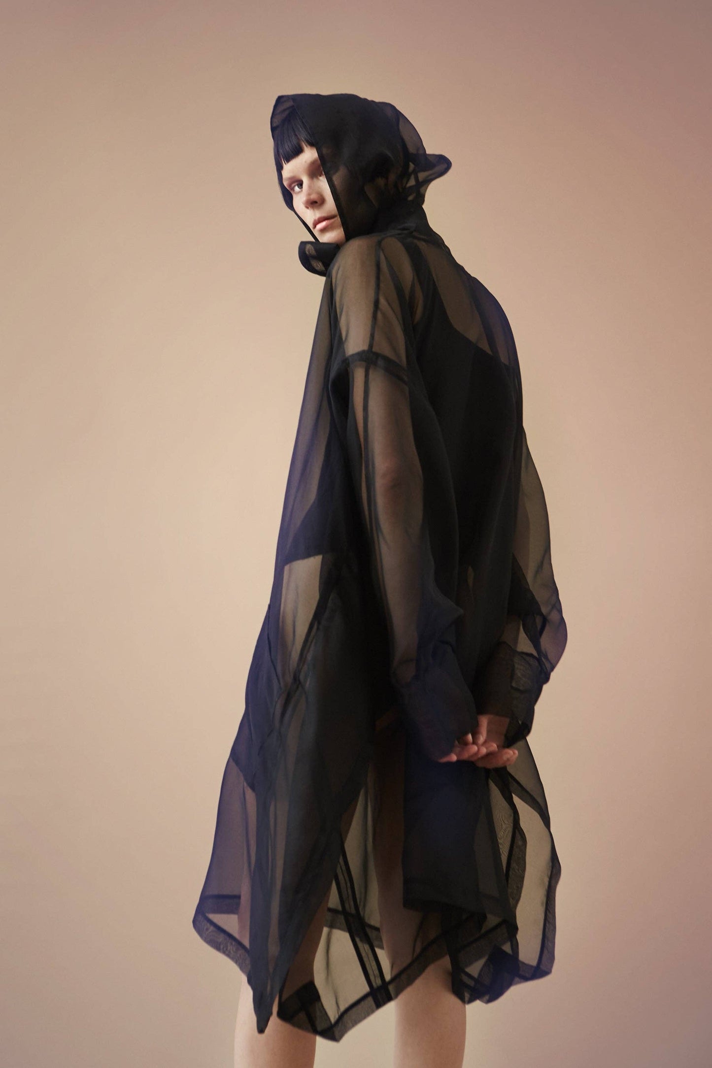 Black Dahlia Hooded Cape