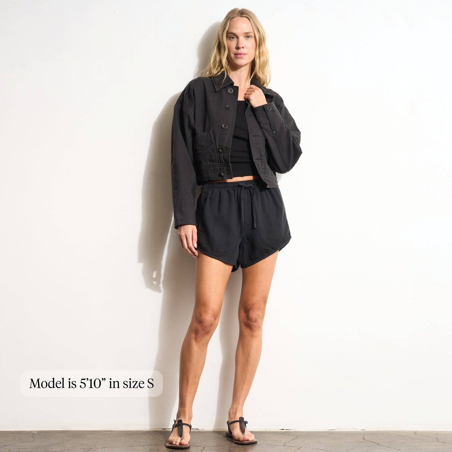 Milo Drape Denim Twill Rec Short