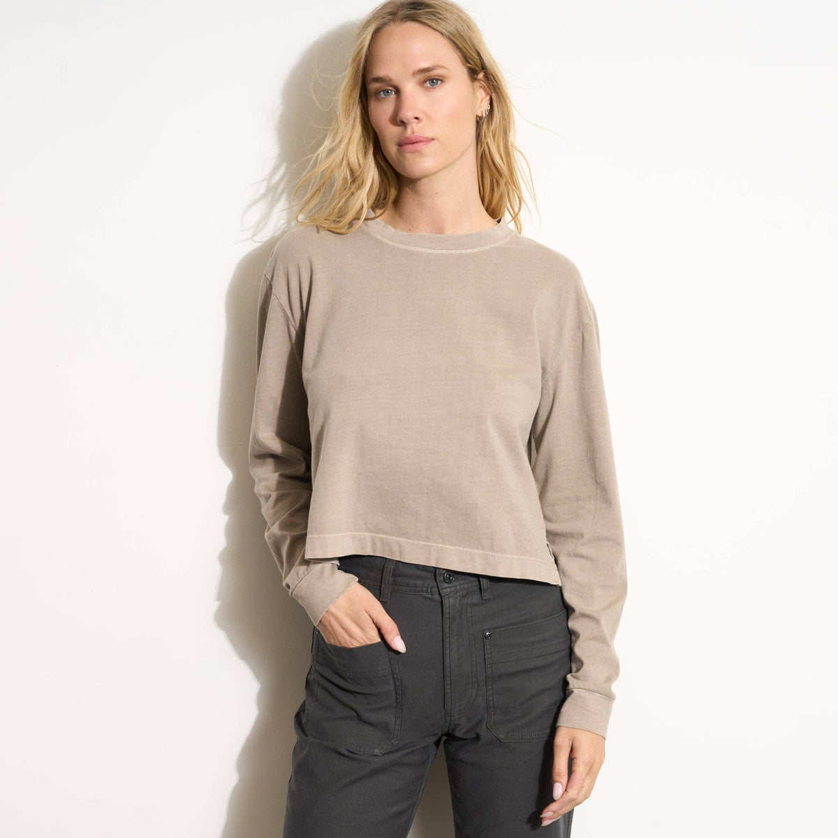 Reagan Long Sleeve Boyfriend Tee