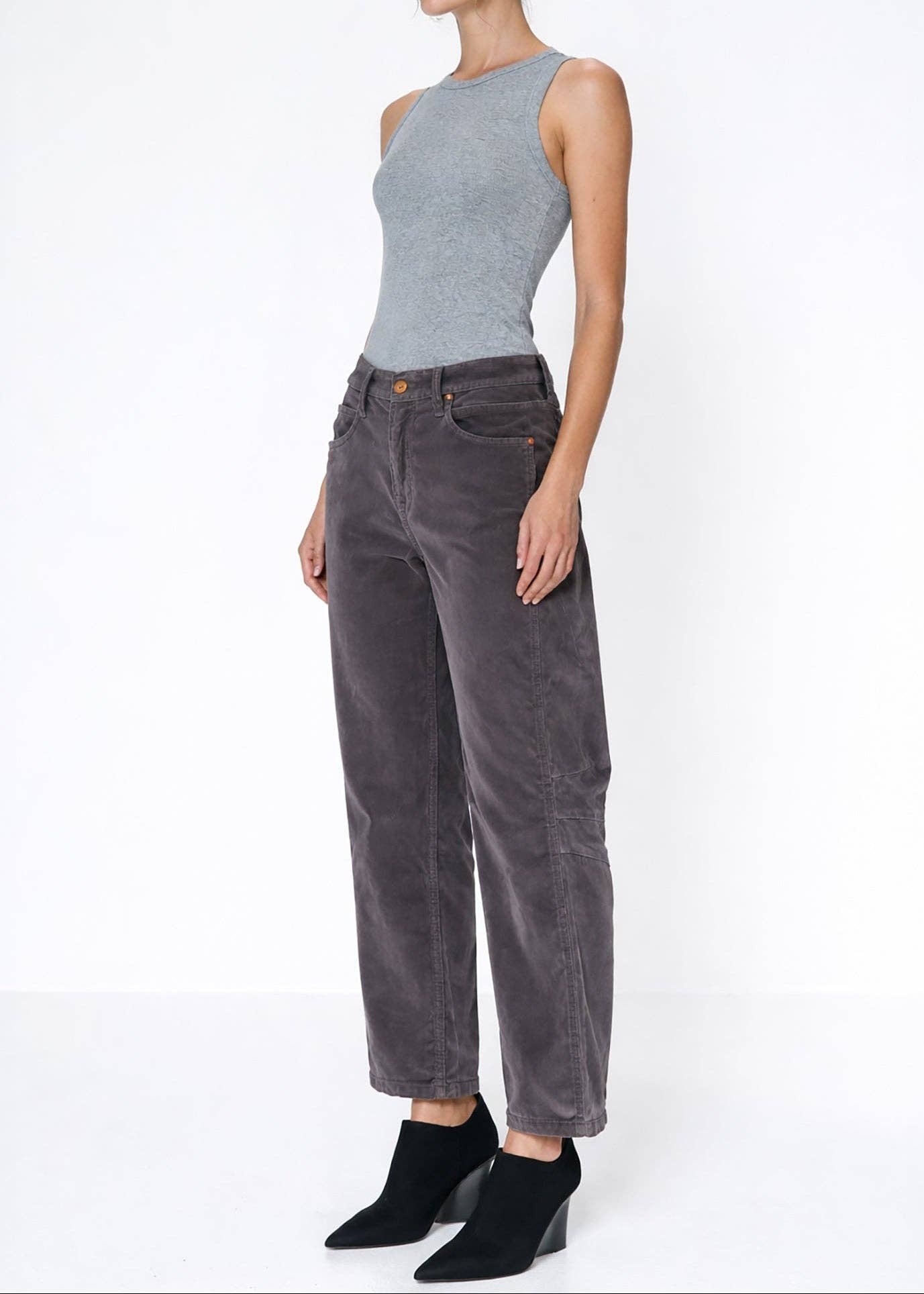 Ava Flutter Slung Fit Corduroy