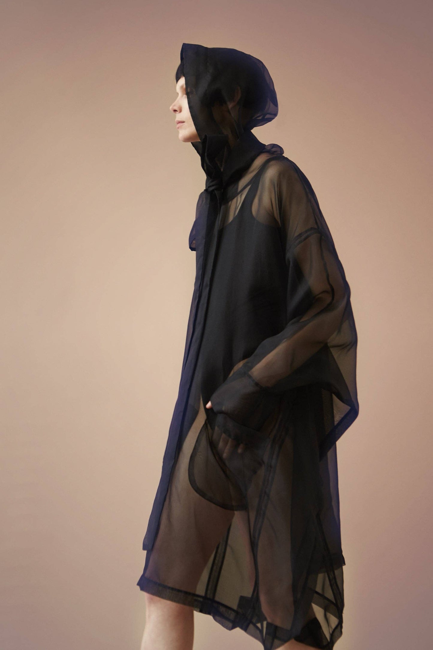 Black Dahlia Hooded Cape