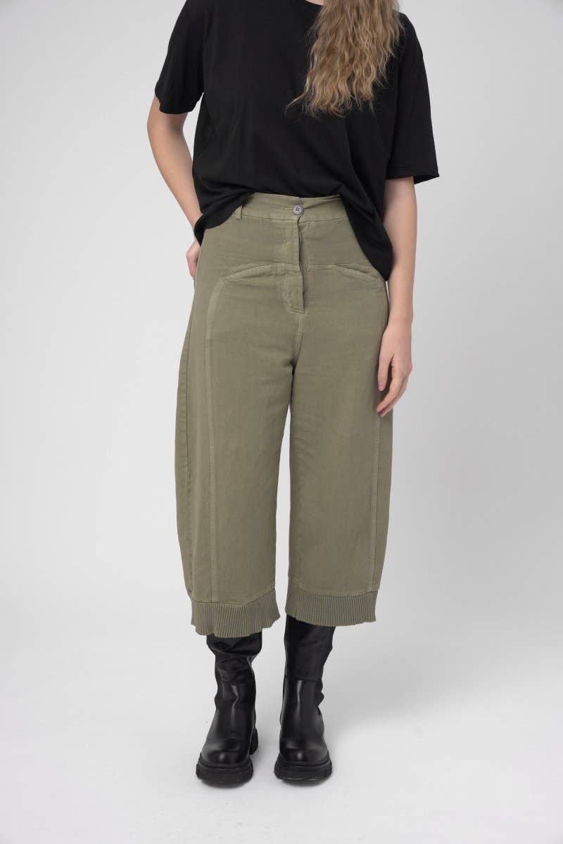 Cotton Linen Cargo Pants