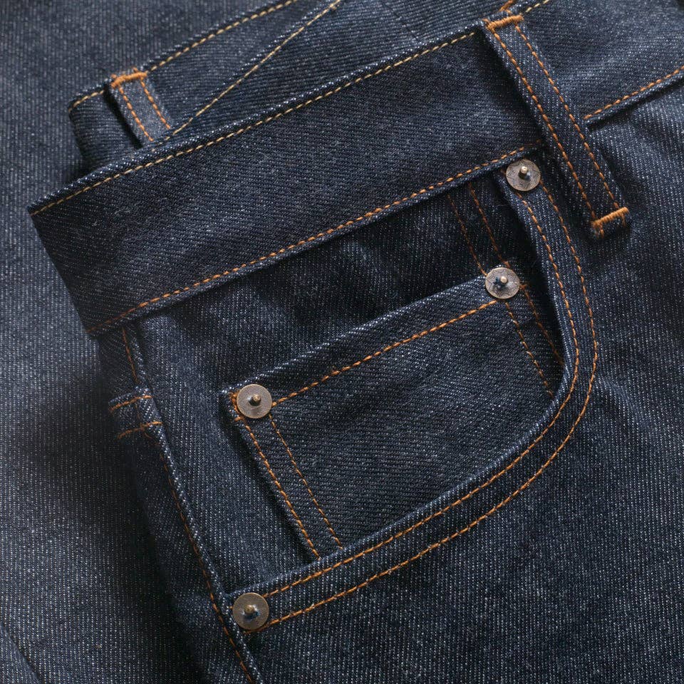 INDIGO Crow Wing Selvedge Denim Jean 14 oz