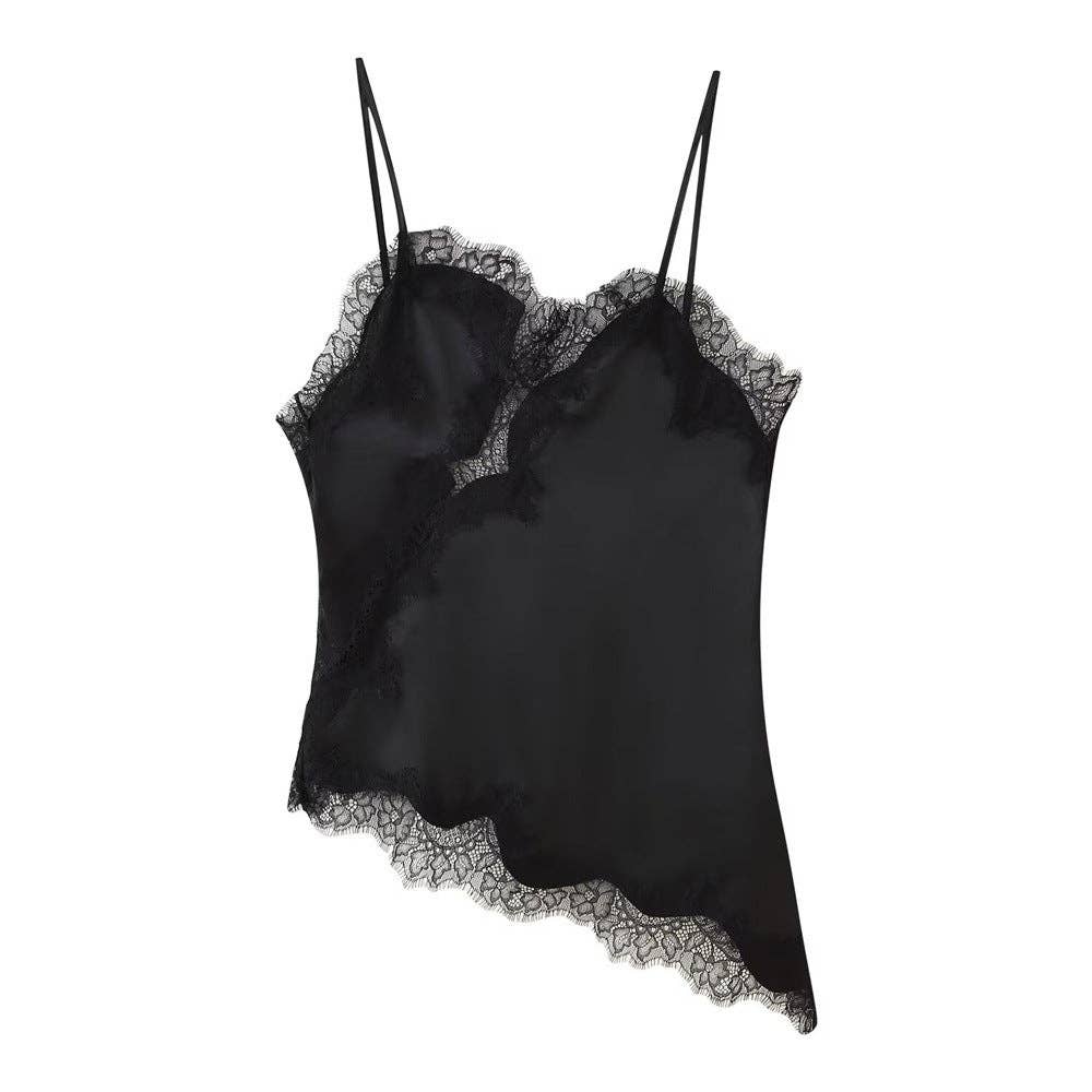 Lace Trim Camisole Top Women Multiple Colors N5A411