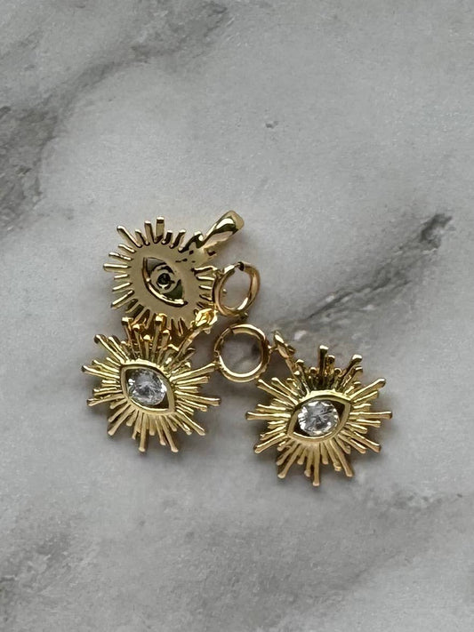 Sunburst Eye Charm