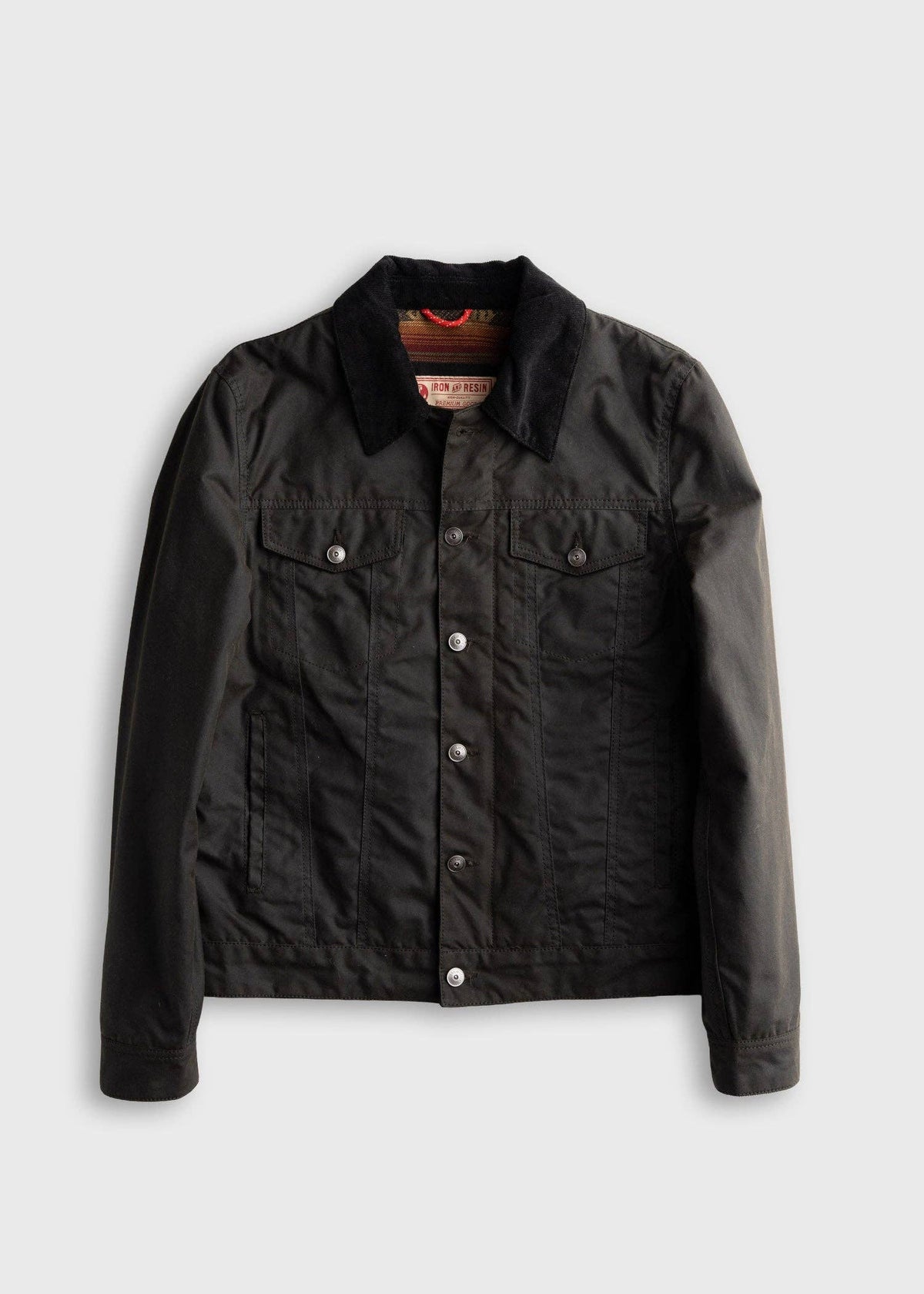 12oz Halley Stevensons Waxed Canvas Coat / The Scout by Iron & Resin