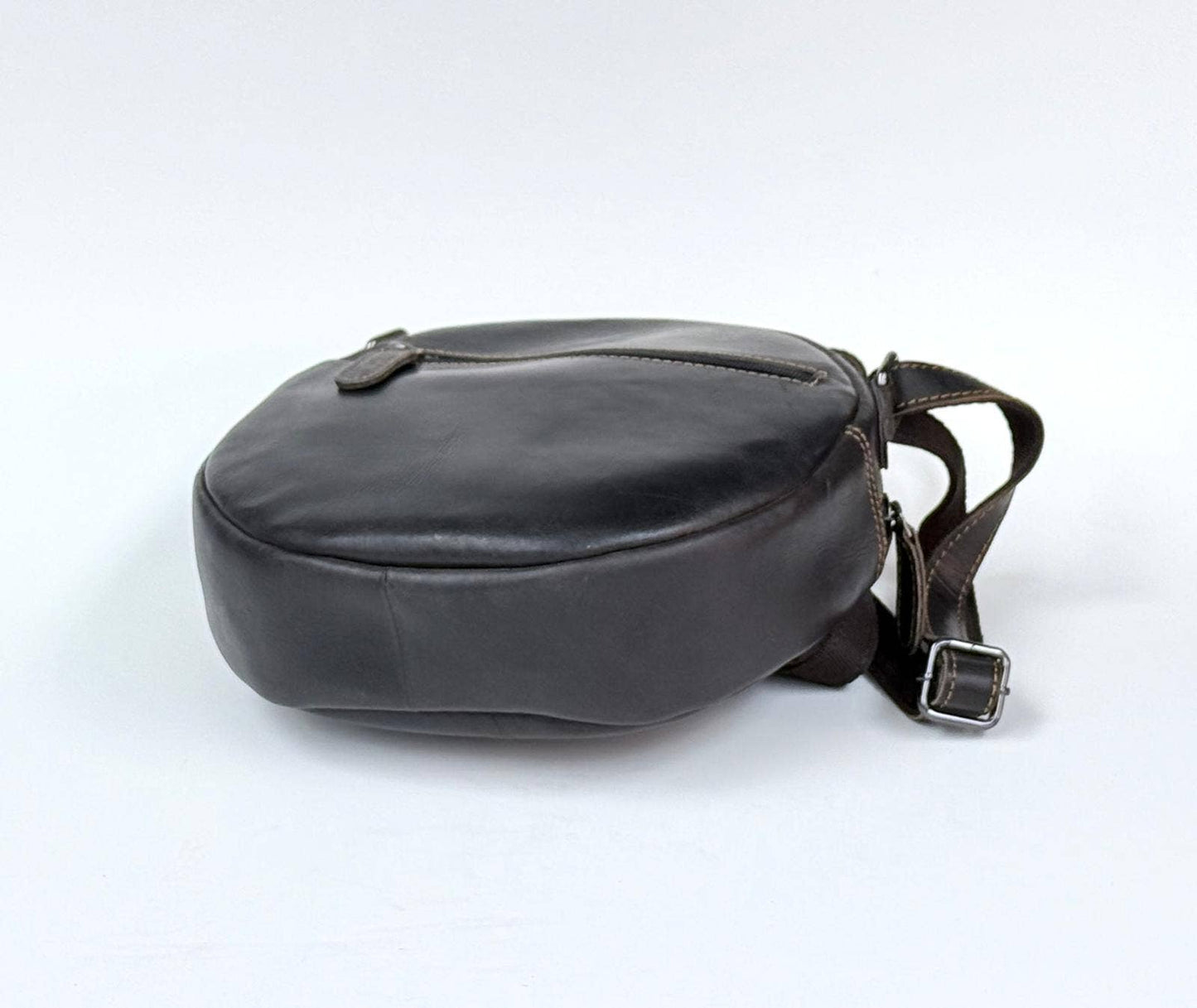 Leather Shoulder Bag - Sandy