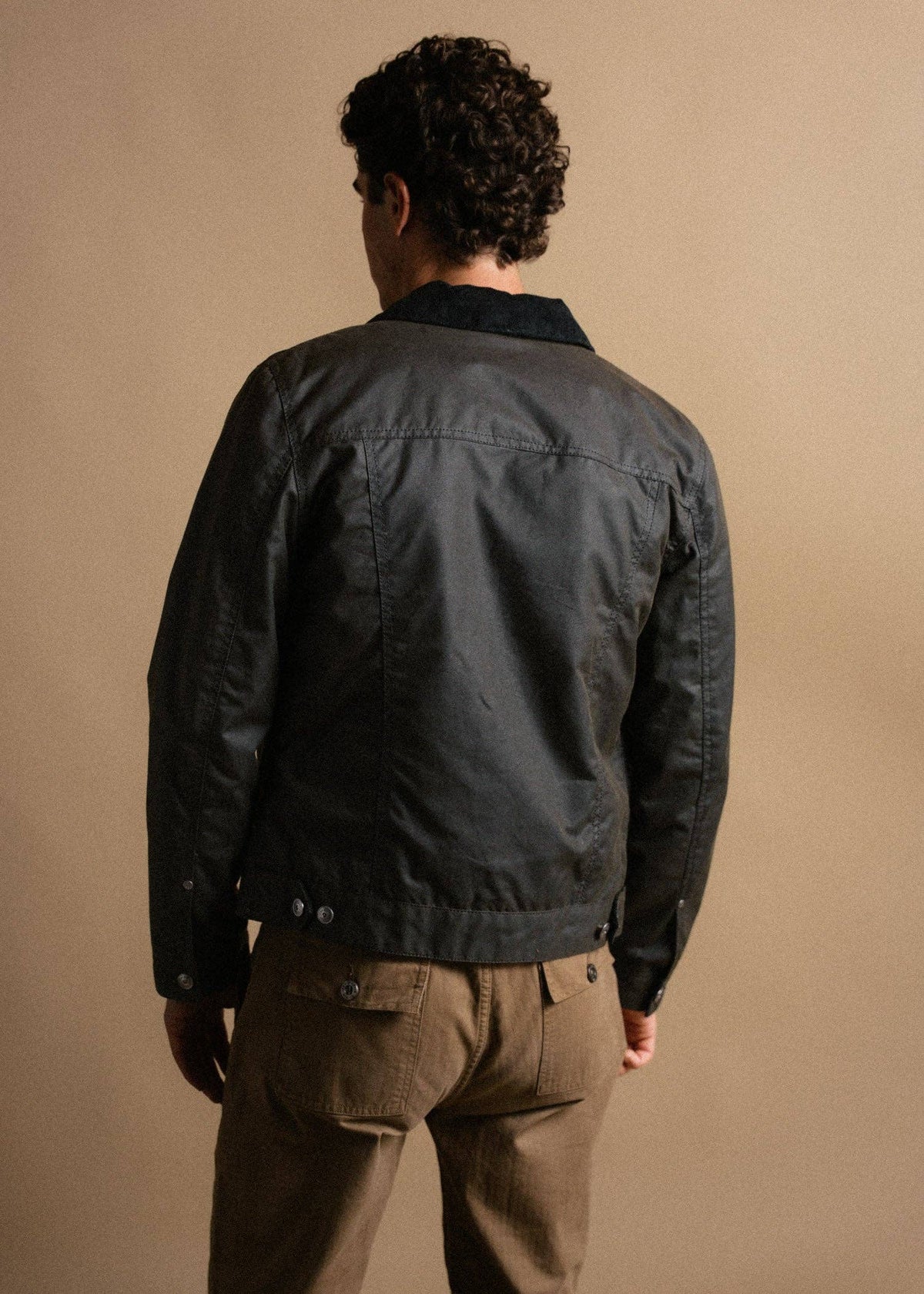 Scout Jacket - Charcoal Waxed Canvas