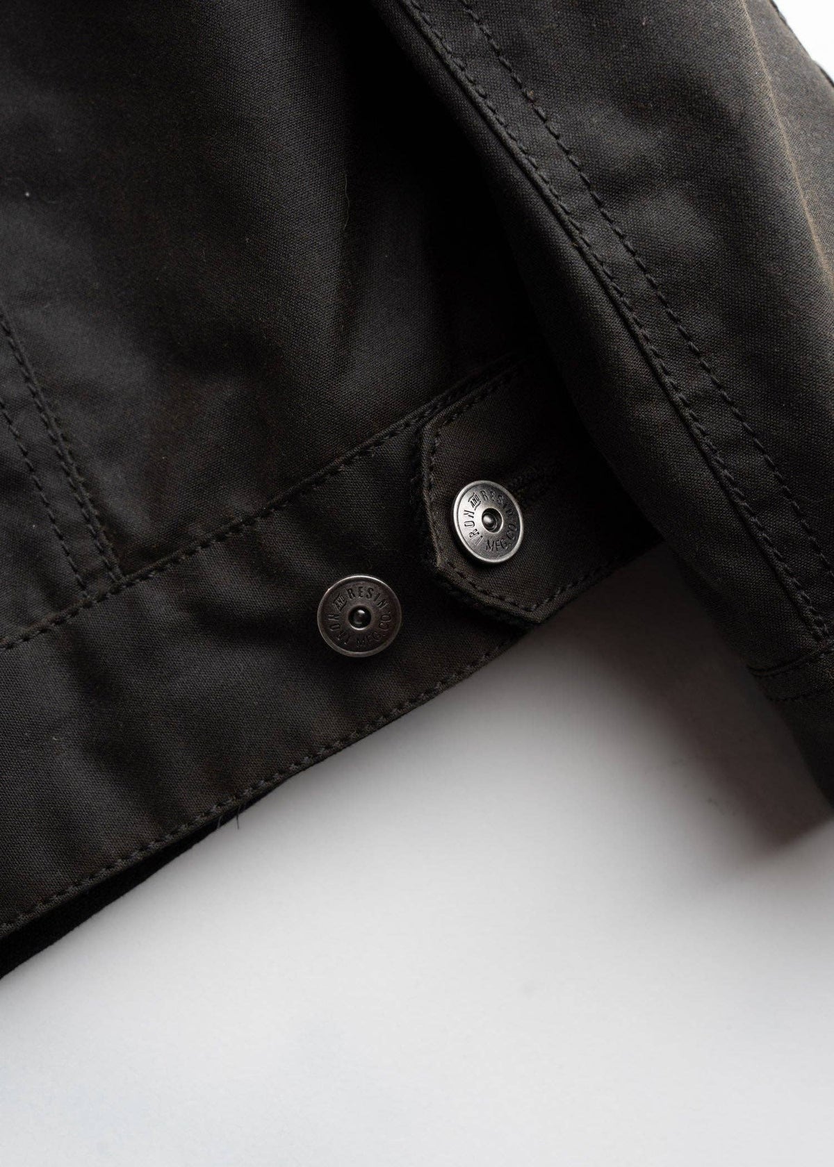 12oz Halley Stevensons Waxed Canvas Coat / The Scout by Iron & Resin