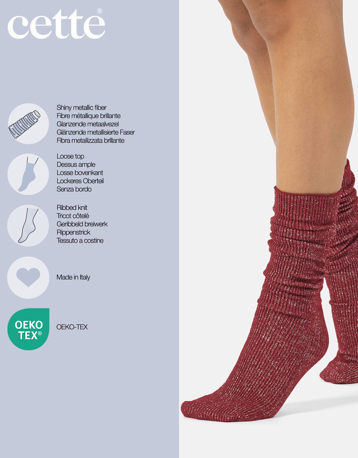 Ribbed Socks, Shiny Socks for Women, Dresses for Women