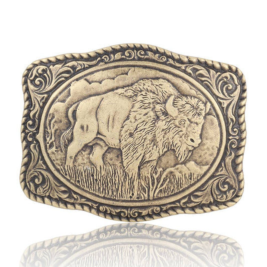 Bison Buffalo Belt Buckle
