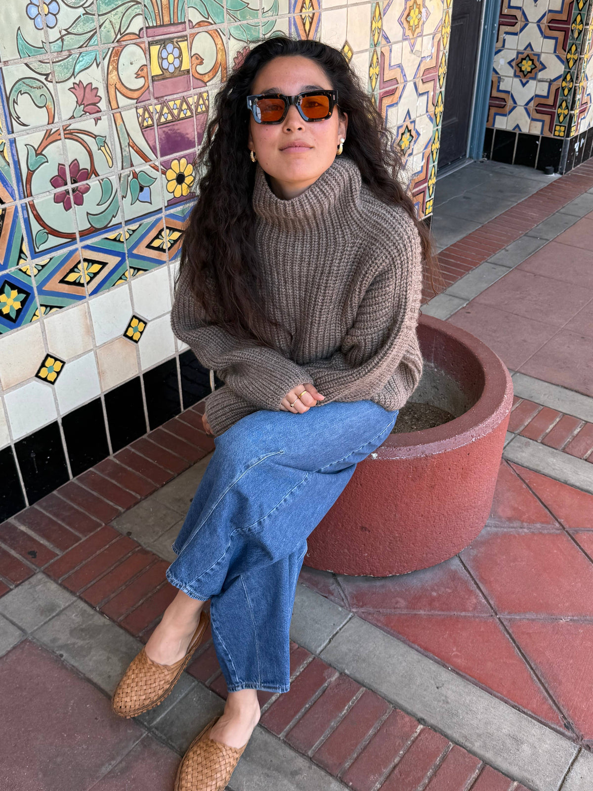 Brown Bruno Highland Wool Sweater
