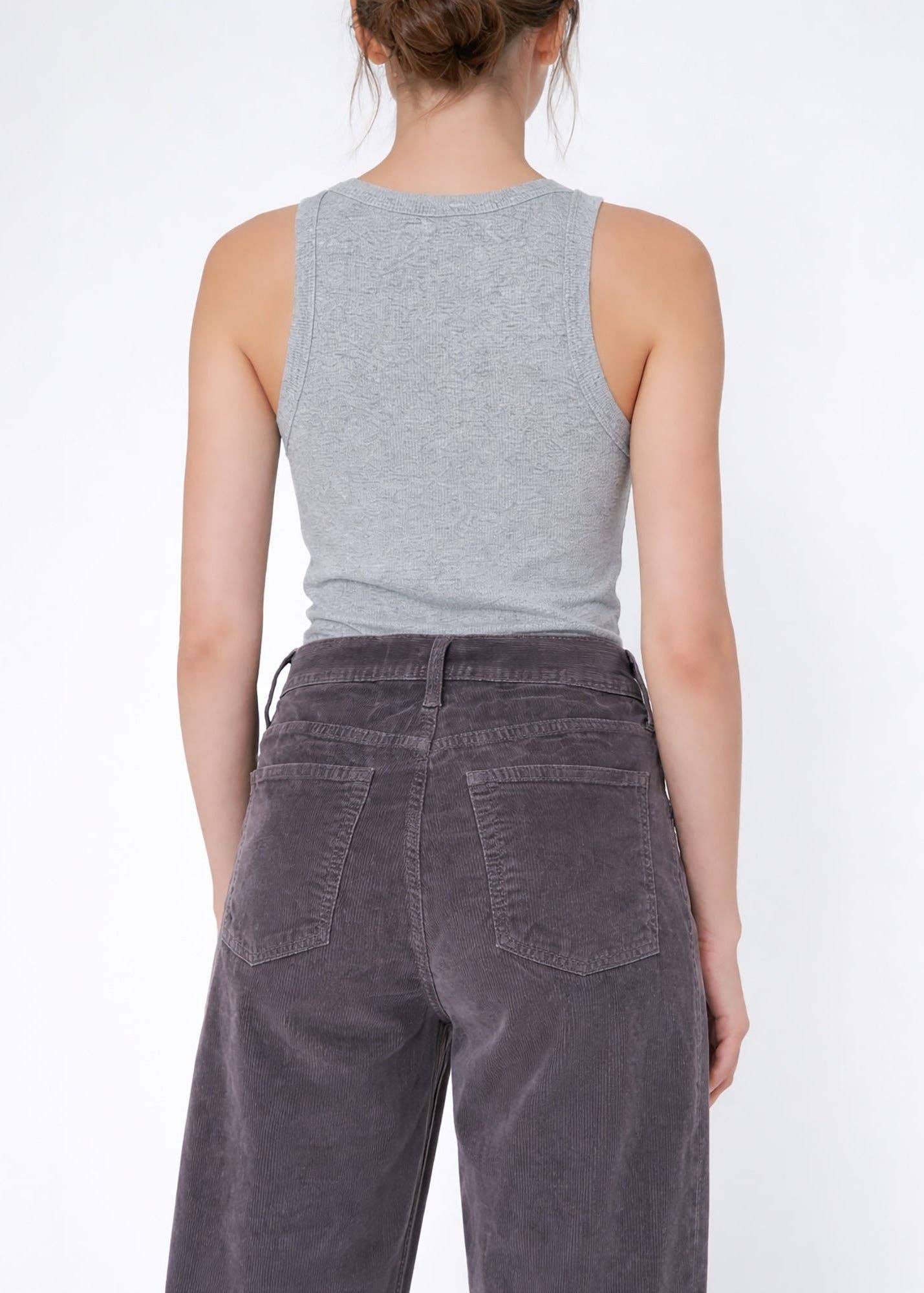 Ava Flutter Slung Fit Corduroy