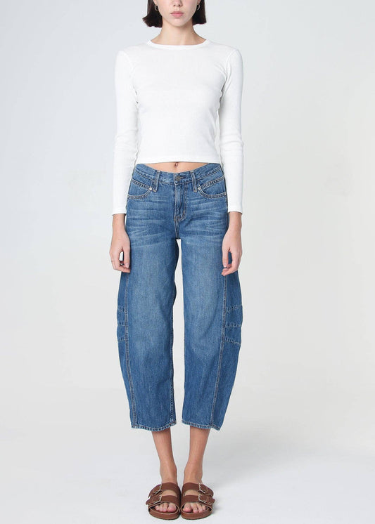 Ava Flutter Slung Fit Jeans by Noend Denim