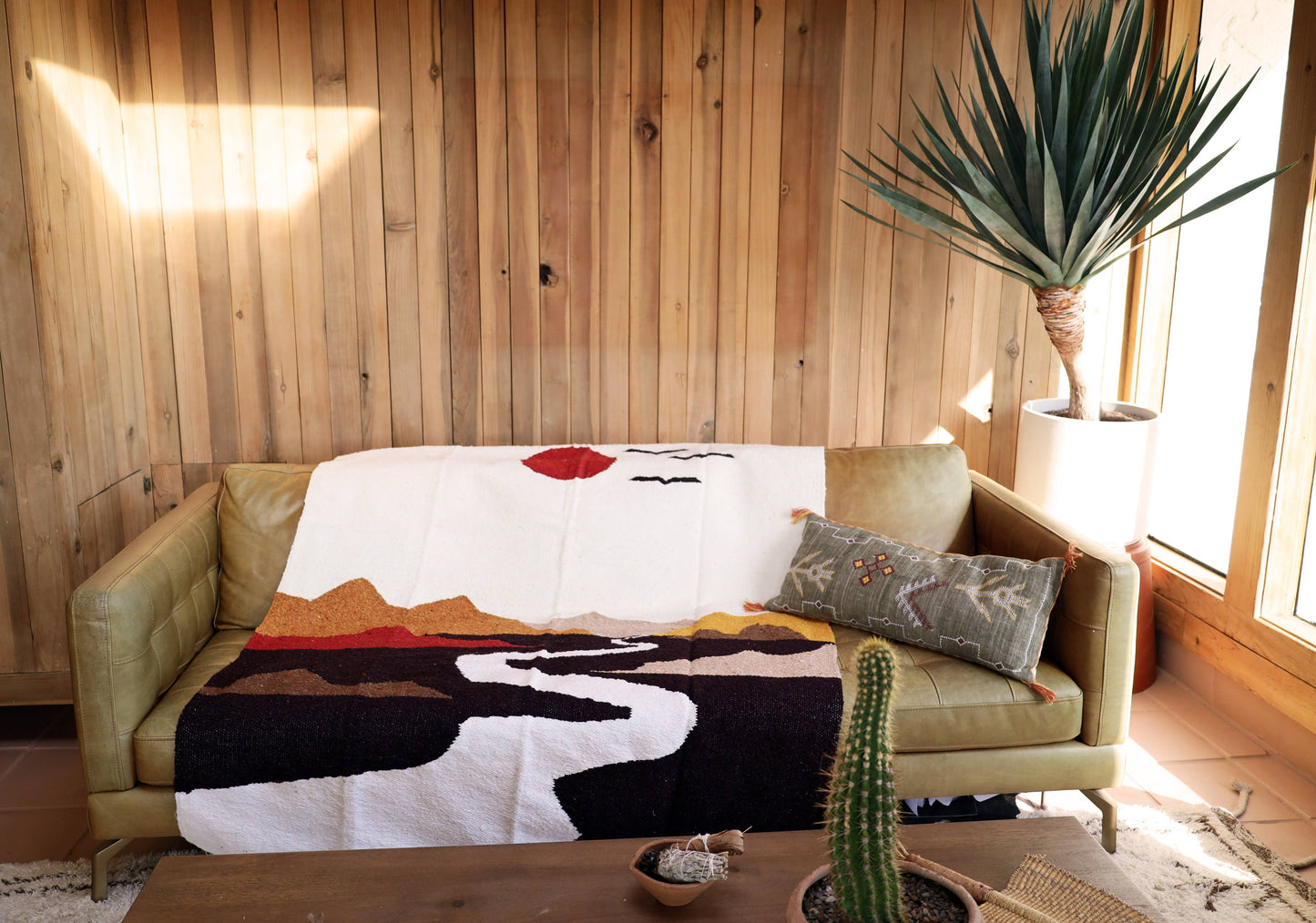 The River’s Way // Handwoven Blanket