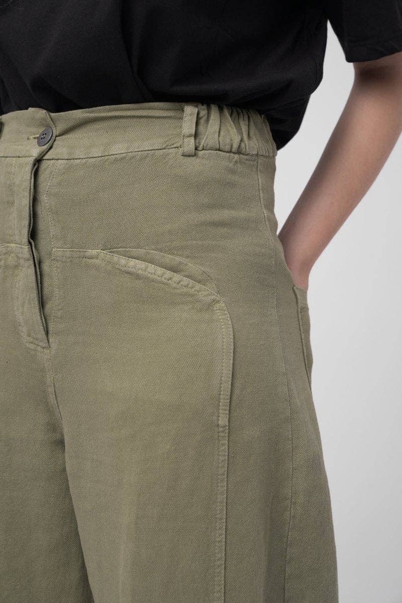 Cotton Linen Cargo Pants