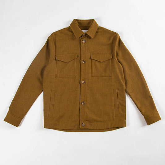 Golden Melange Wool Jacket