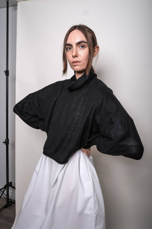 Alicia Turtleneck in Black