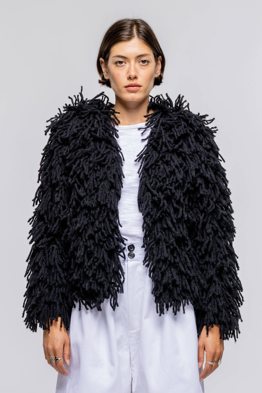 Noodle Fringe Cardigan